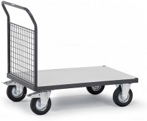 Wózek ESD z siatką, prosty, 9512, platforma - 1120x700mm, 500kg. Wózek ESD z siatką, prosty, 9512, platforma - 1120x700mm, 500kg.