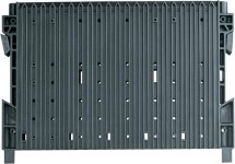 Ścianka uchwyt PCB 300, 255x180x22mm, ESD. Ścianka uchwyt PCB 300, 255x180x22mm, ESD.