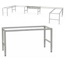 Rama stanowiskowa bazowa do rozbudowy, typ 100, 1230x750mm Rama stanowiskowa bazowa do rozbudowy, typ 100, 1230x750mm