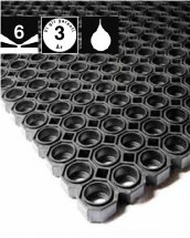 Mata podłogowa pierścieniowa z wykończeniem, Ringmat endpart, 91x152mm. Mata podłogowa pierścieniowa z wykończeniem, Ringmat endpart, 91x152mm.